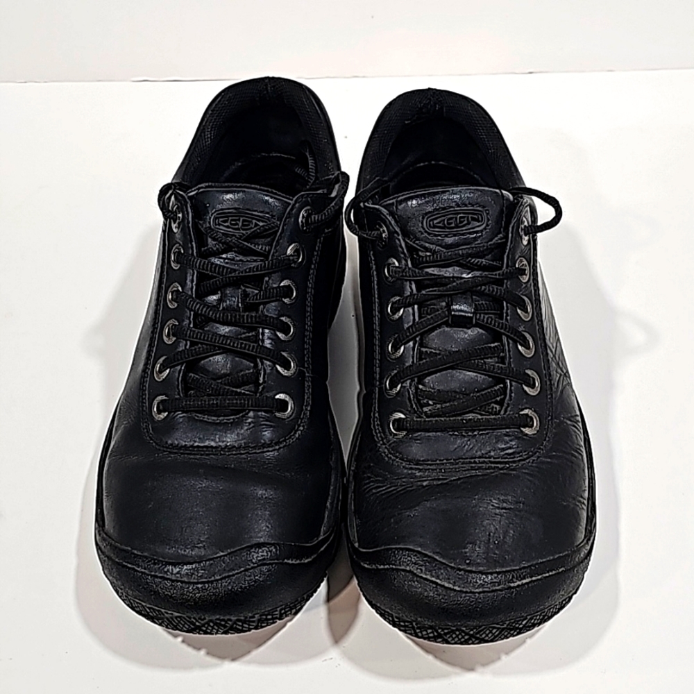 Keen Men’s PCT Oxford Work Shoe Size 9 Black Color Water Resistant